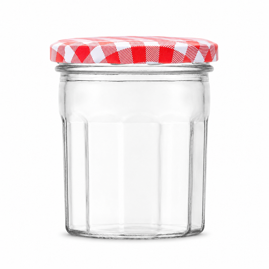 Wide Mouth Glass Jam Jars 324ml – Set of 12